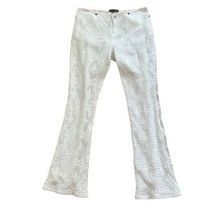 Vintage Y2K White Crochet Pants